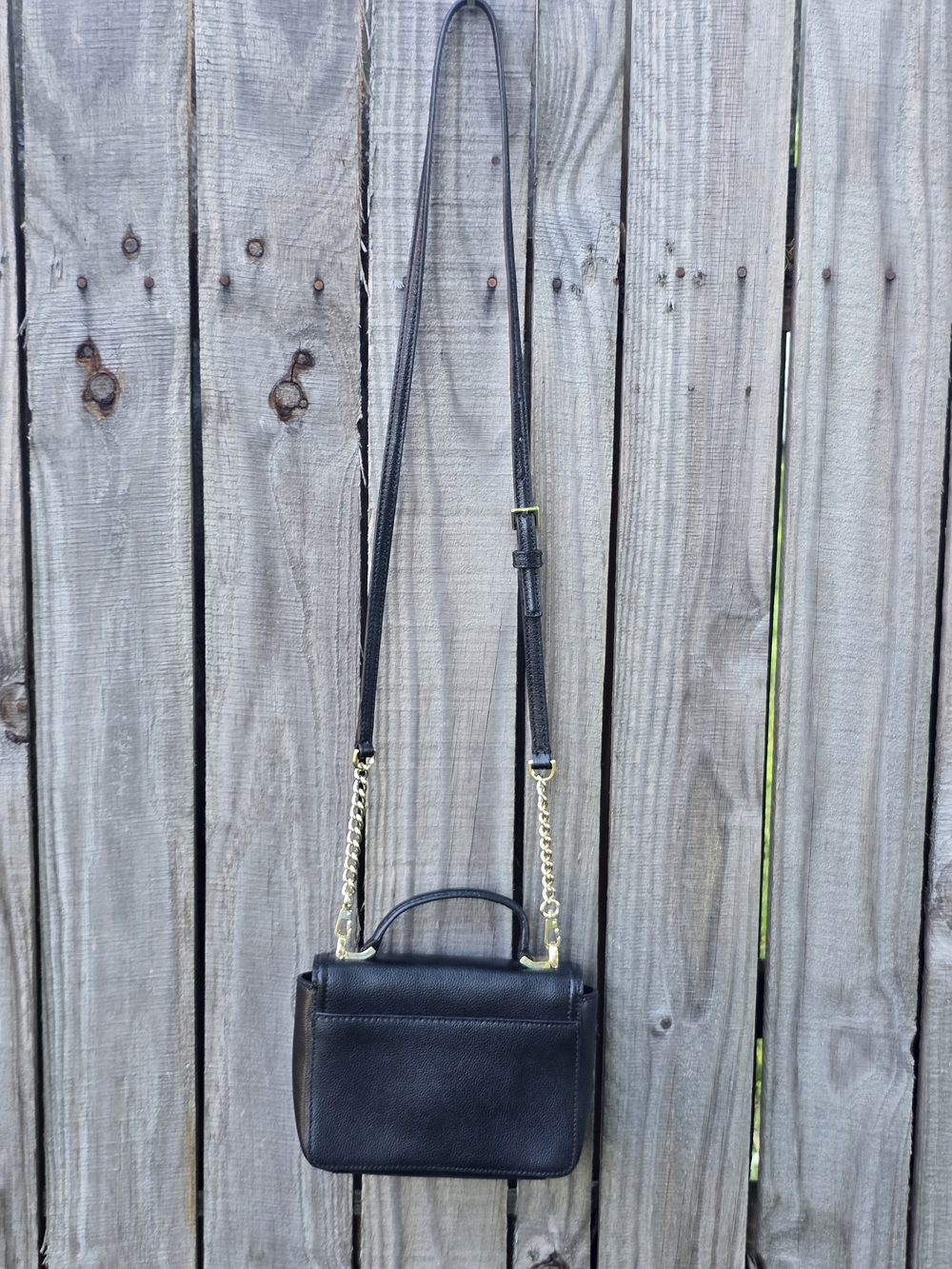 kate spade Black Leather Crossbody Satchel - Picture 6 of 8